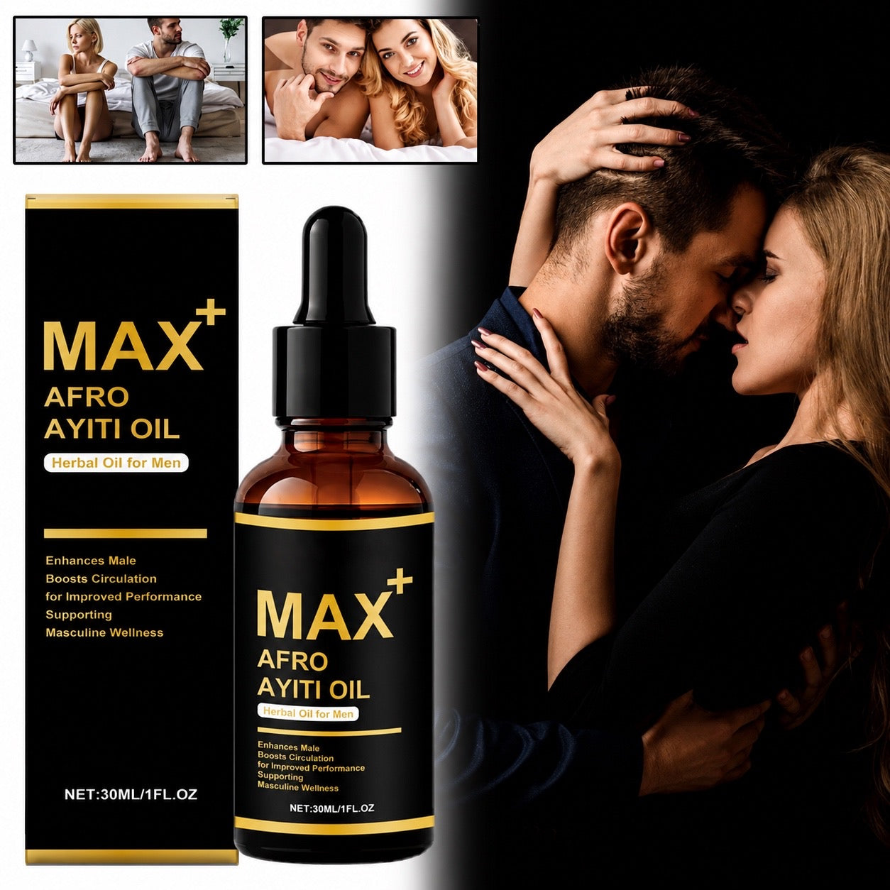 MAX+ Afro Ayiti Oil for Men