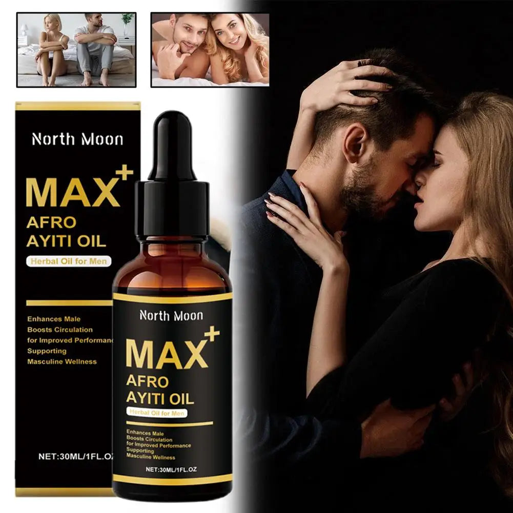 30ml Natural Herbal Men's African Ayi Oil MAX+ AFRO AYITI OIL Male Body Massage Essence Oil